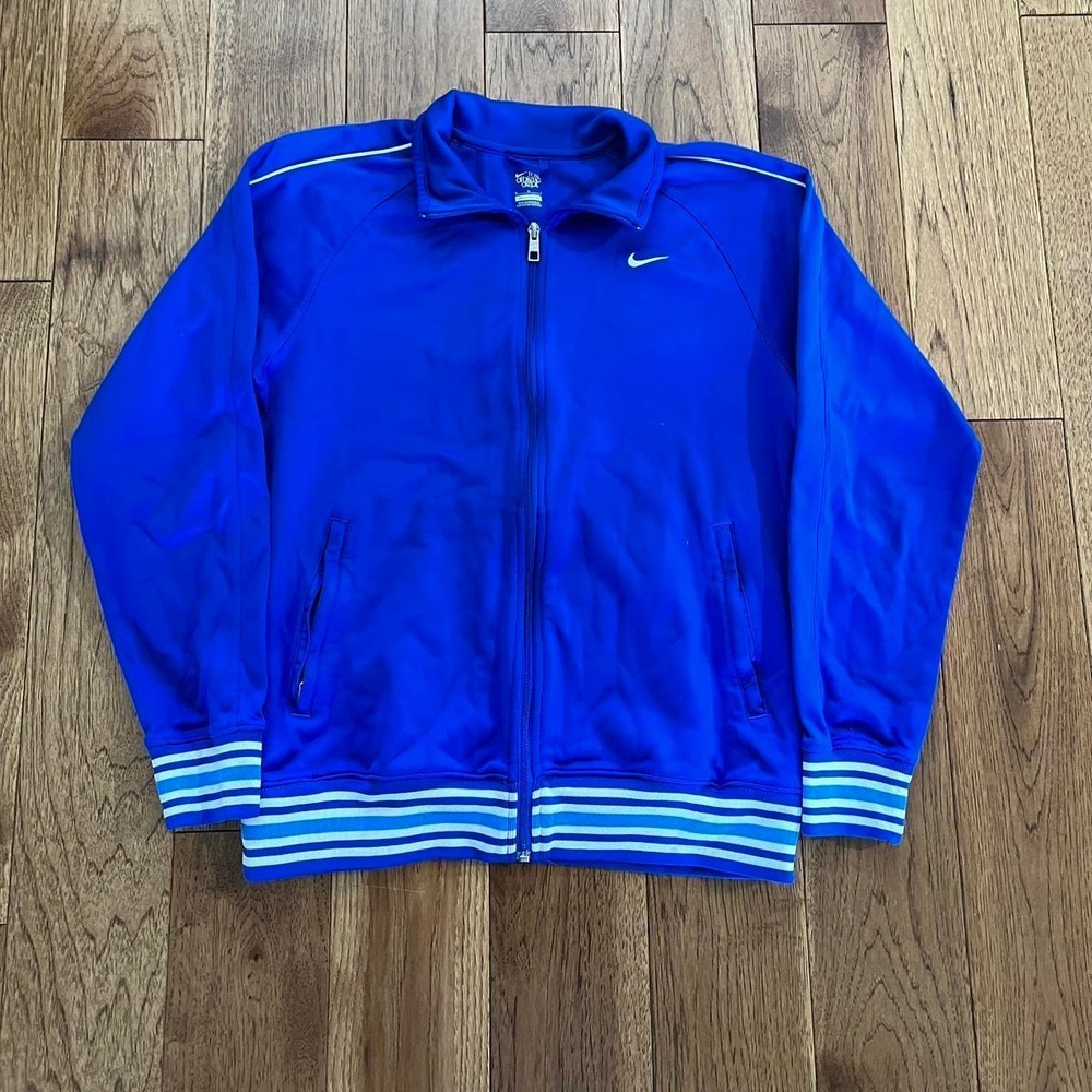 Nike Zip up Royal Blue track jacket size M